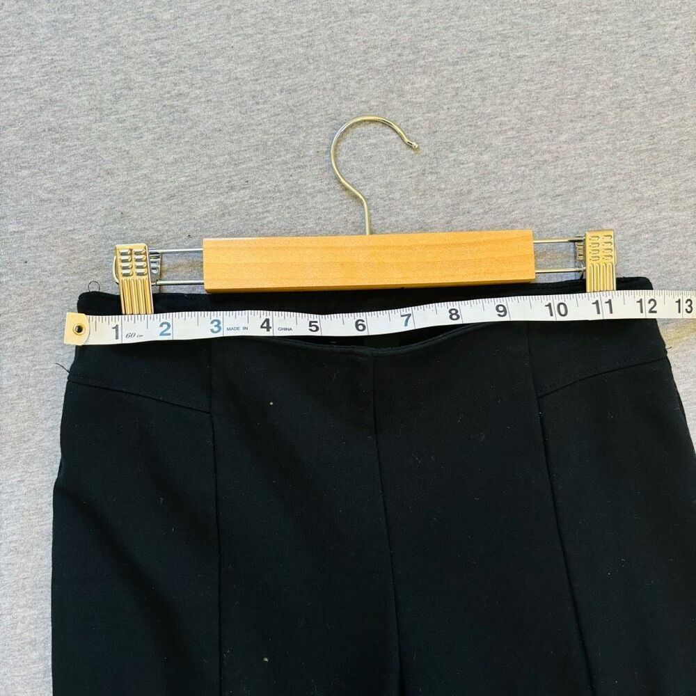 International Concepts INC NWOT black crop ankle flare pull on pants size 0 peti - Picture 4 of 7